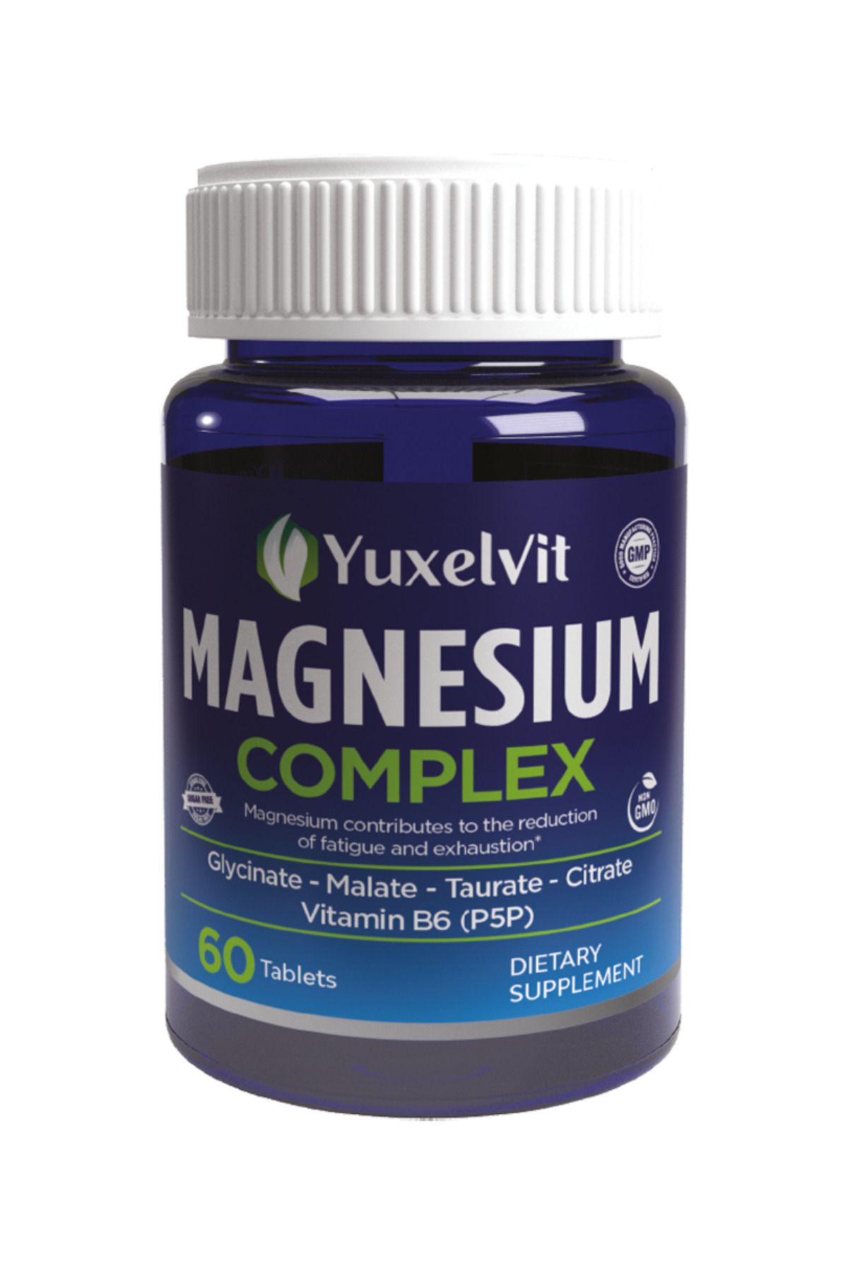 Yuxelvit Magnezyum Kompleks (Glisinat-Malat-Taurat-Sitrat-Vitamin B6)