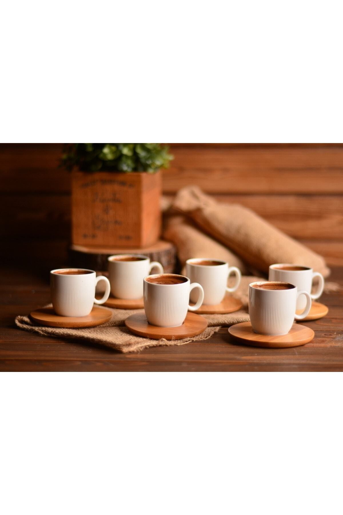 Bambum Kostas 6 Kısılık Kahve Fıncan Takımı