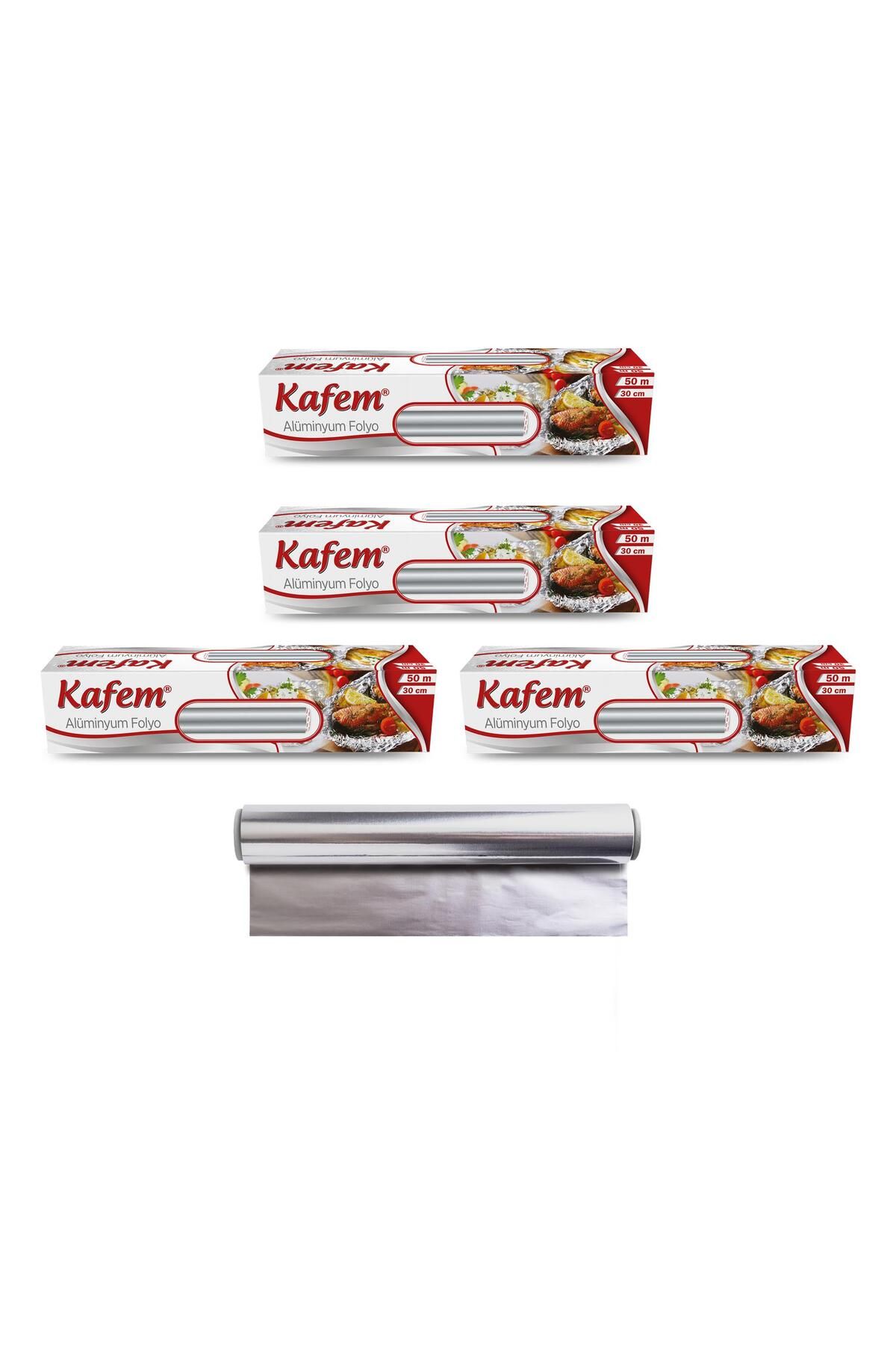 KAFEM Aluminyum Folyo 30cm x 50m 10mic x 4 Paket