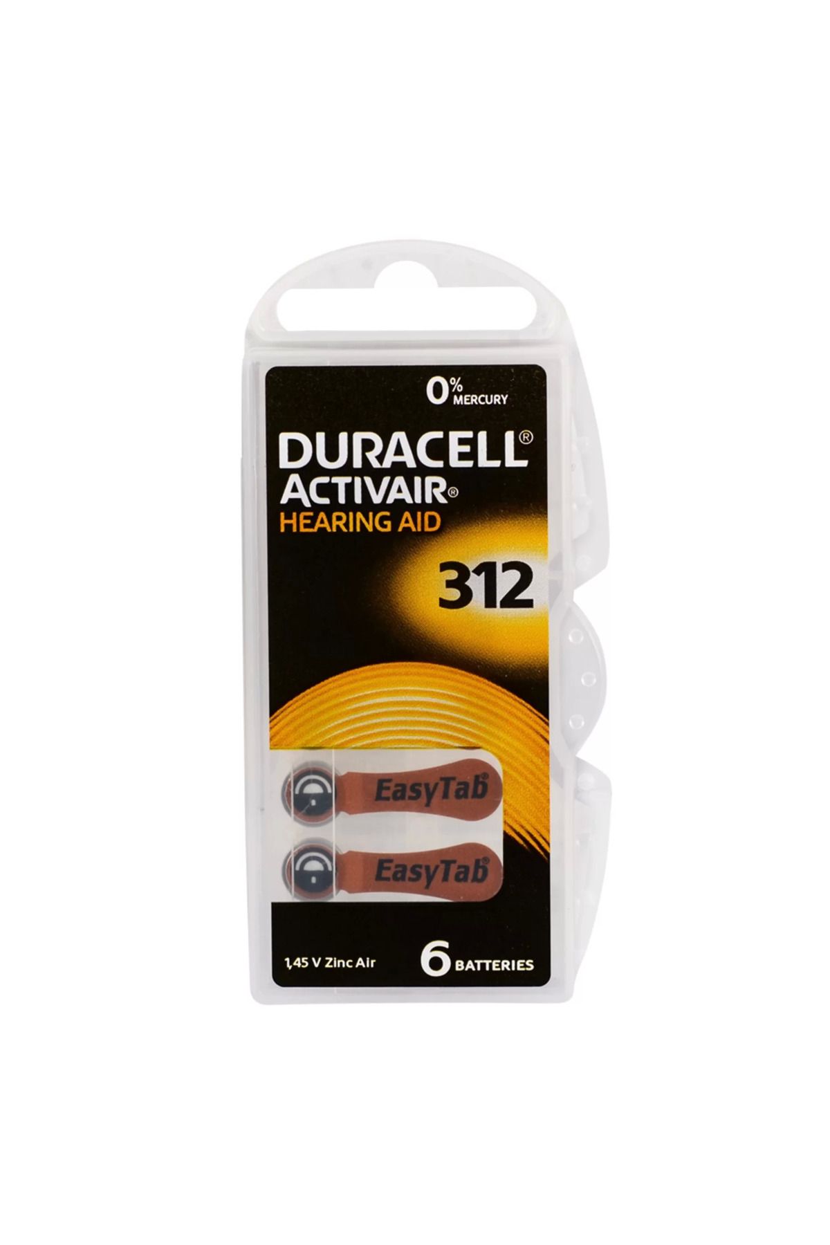 Duracell Activair 312 Kulaklık Pili 6lı Blister