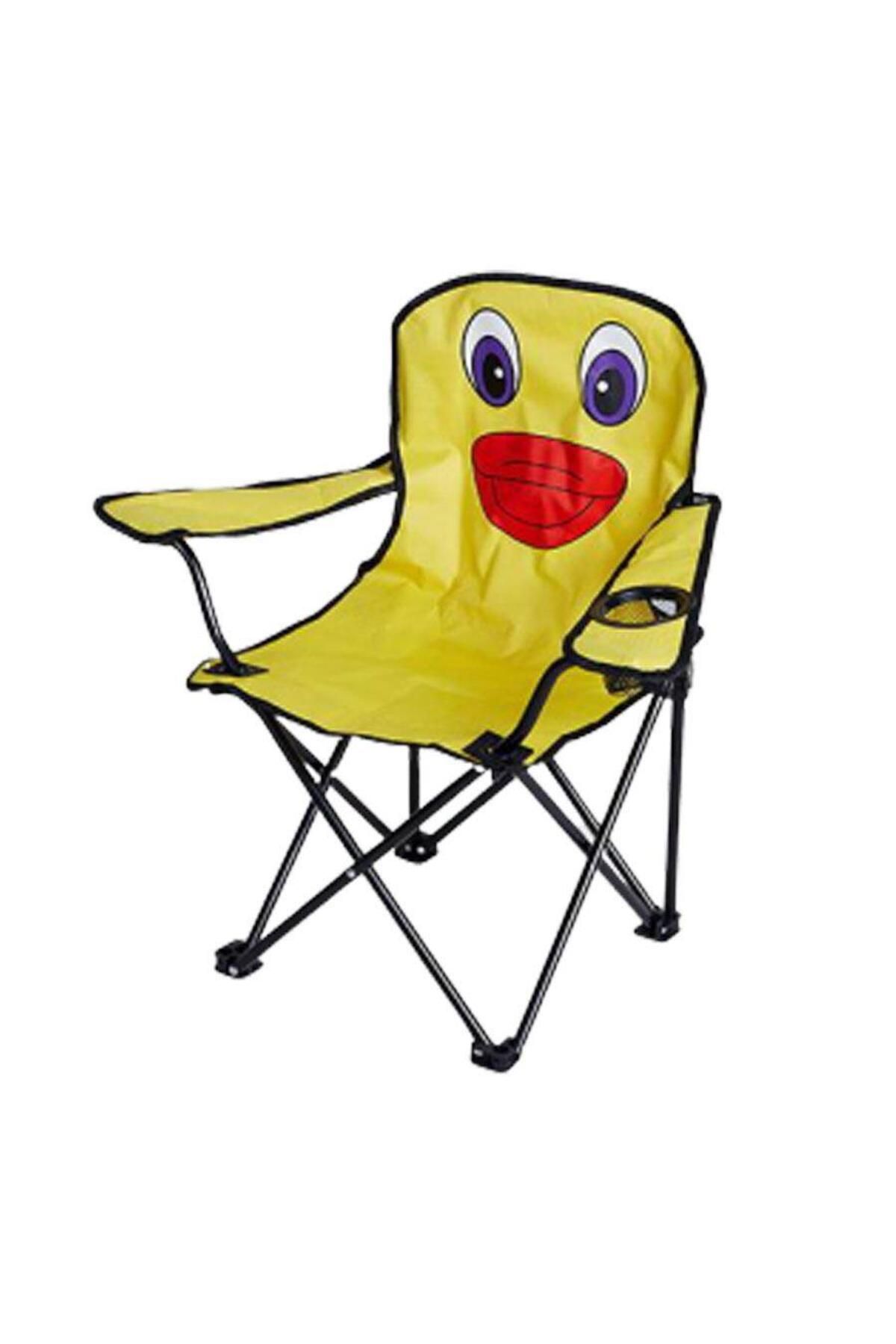 Genel Markalar Civciv Desenli Katlanabilir Çocuk Kamp Sandalyesi