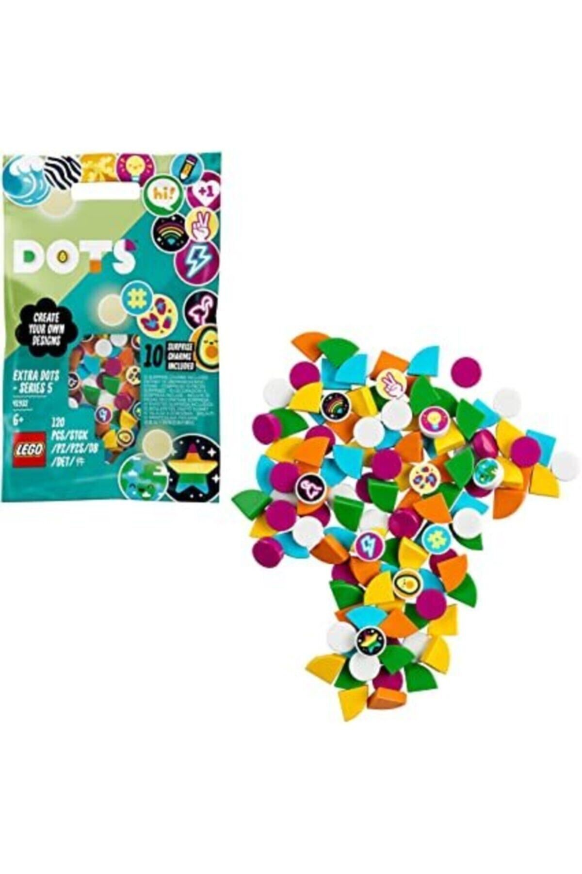LEGO ® Dots Ekstra Dots – Seri 5 (41932) El Sanatları Seti; Yaratıcı Faaliyetleri Seven Çocuklara Eğ