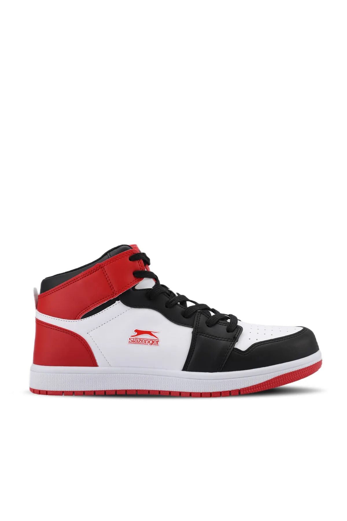 Slazenger LABOR HIGH Sneaker  Ayakkabı Beyaz-Kırmızı SA23LK002