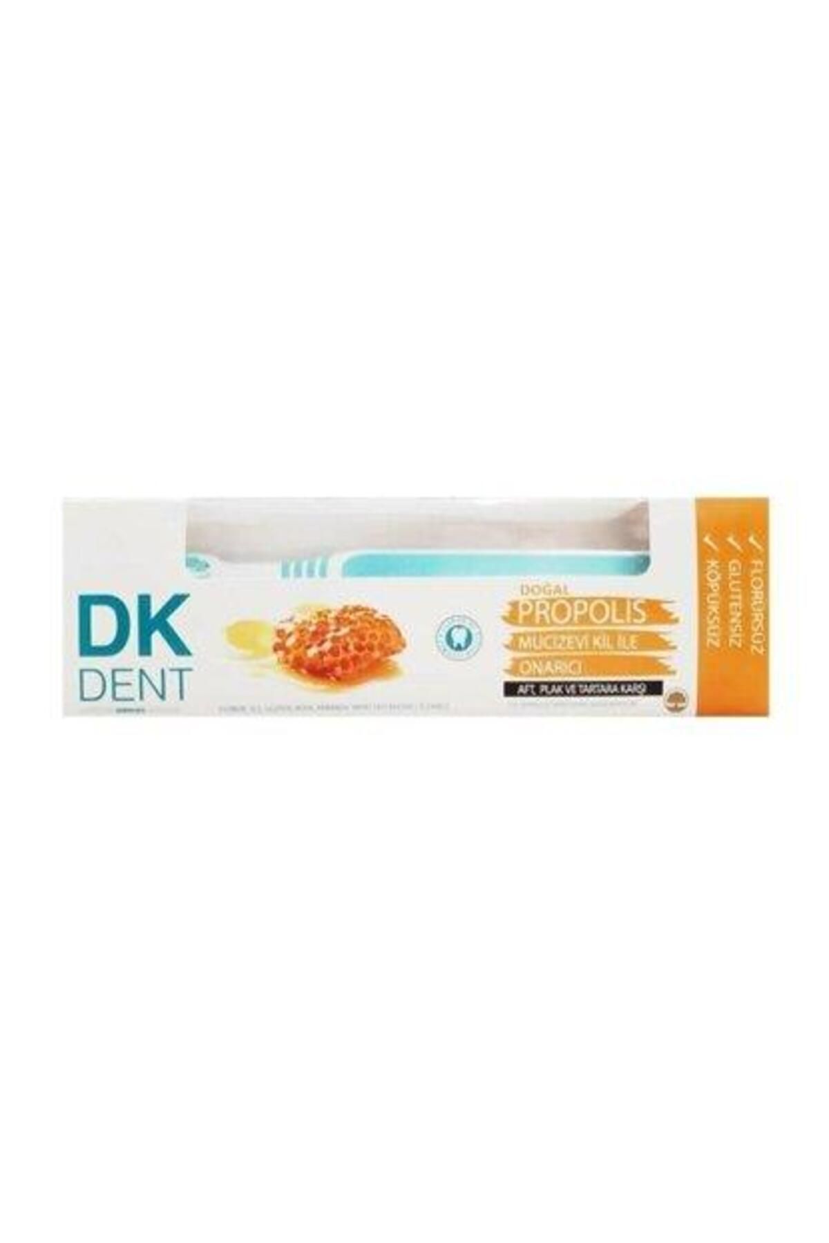 Dermokil Dk Dent Propolis Onarıcı Diş Macunu Diş Fırçası 75 ml 8697916000051