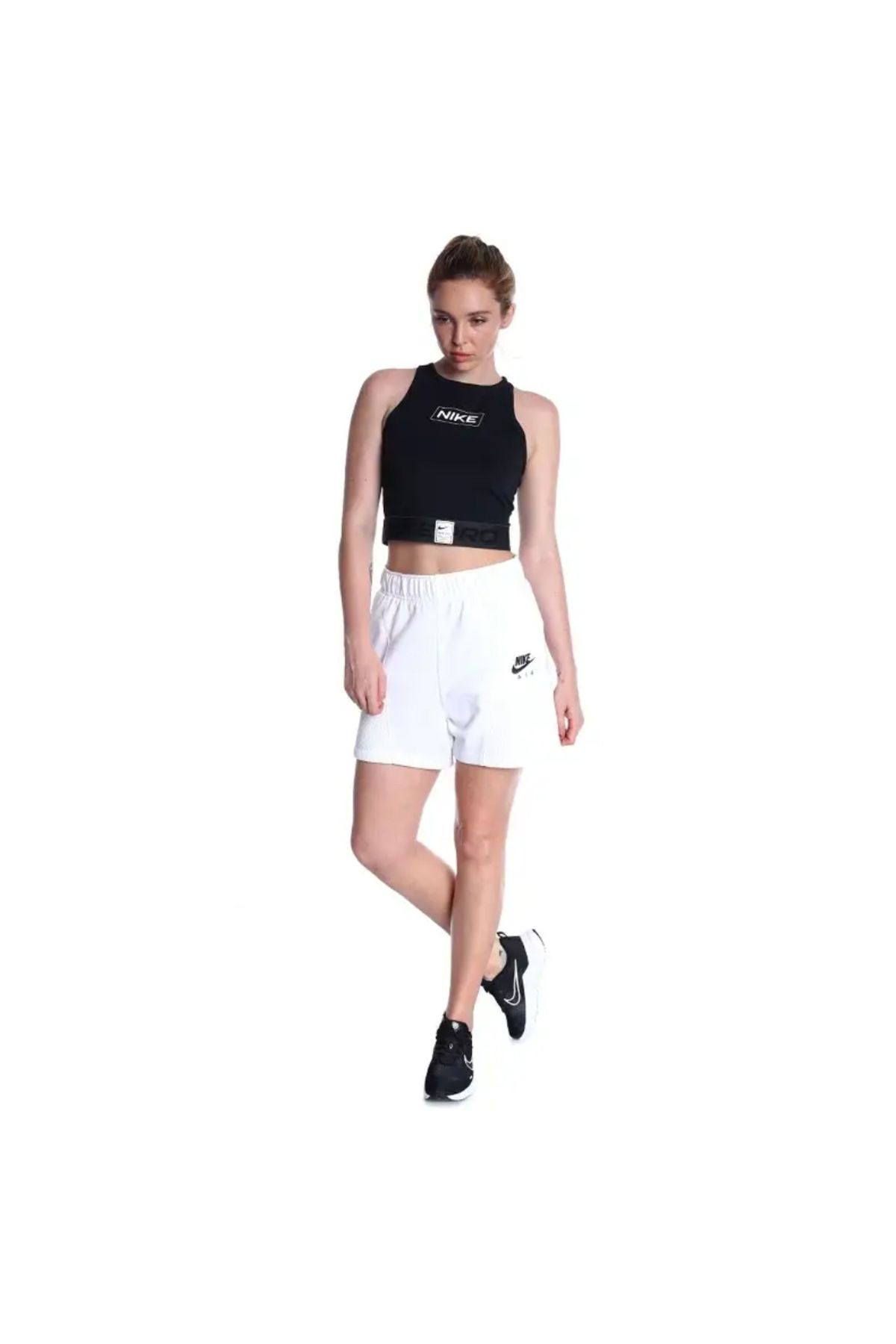 Nike W Nsw Air Flc Kadın Beyaz Günlük Stil Şort ASLAN SPORT