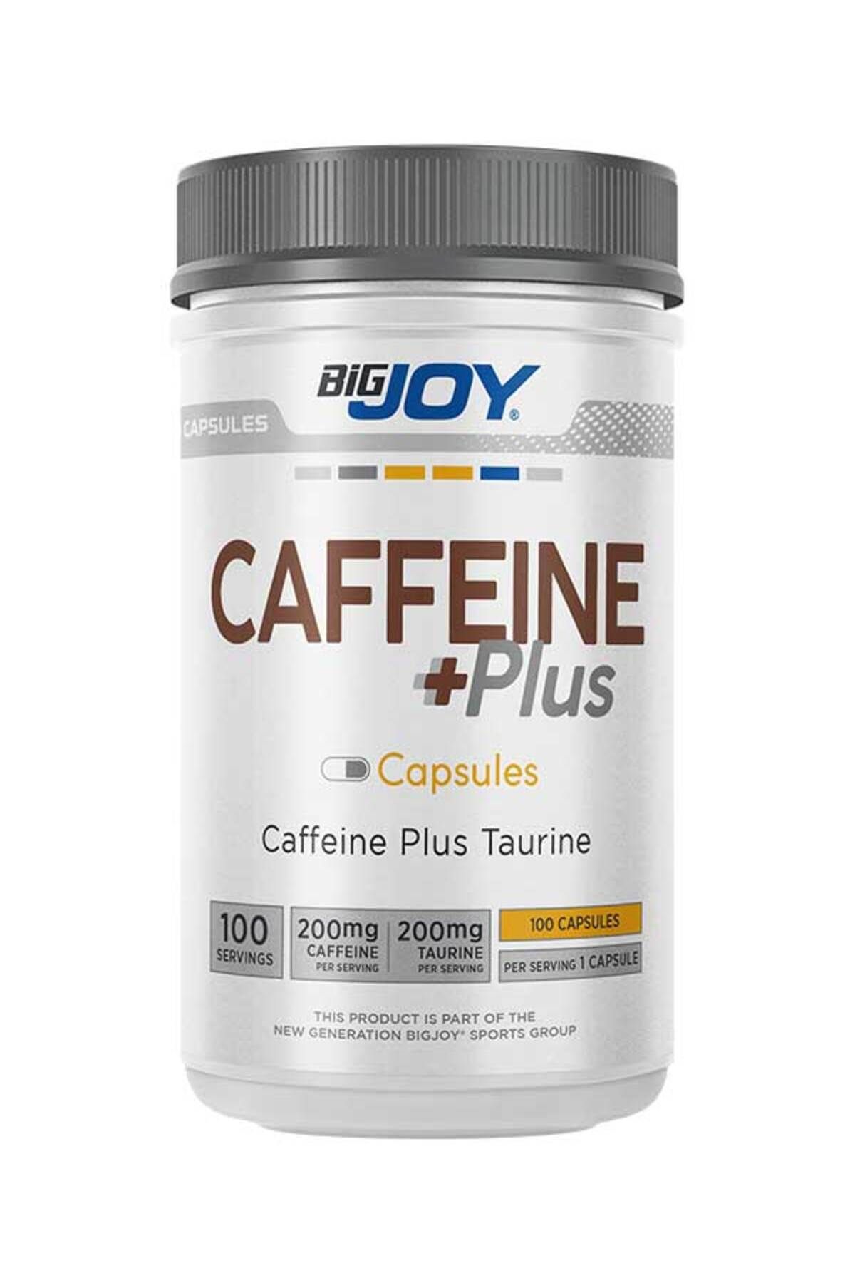 Bigjoy Sports Caffeine Plus Kafein Taurine 100 Kapsül 100 Servis Güç Ve Performans