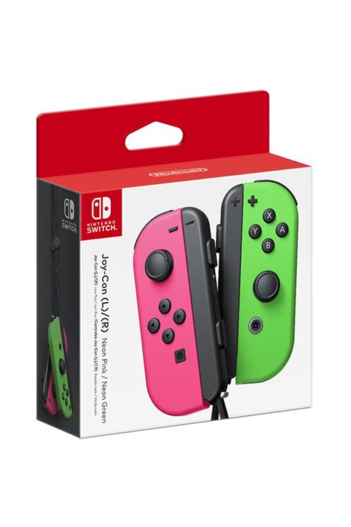 Nintendo Switch Joy-con Controller Yeşil-pembe