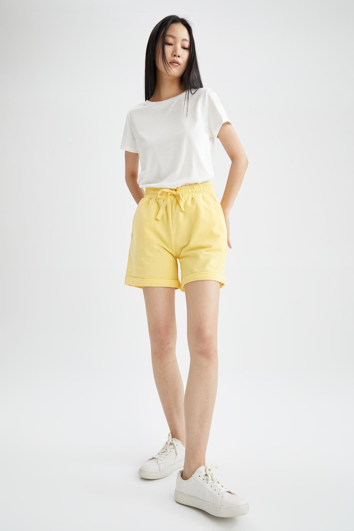 Defacto Regular Fit Basic Bermuda Şort U4066az22hs