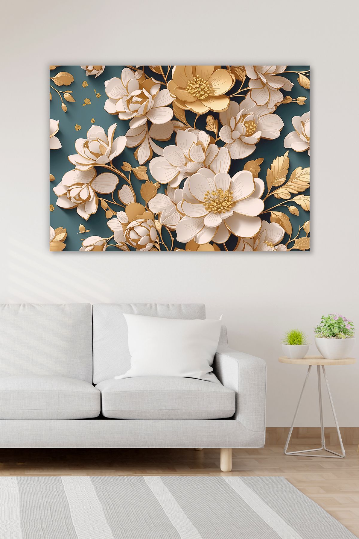 Hediyeler Kapında Incantatore Magnolia Dekoratif Kanvas Tablo