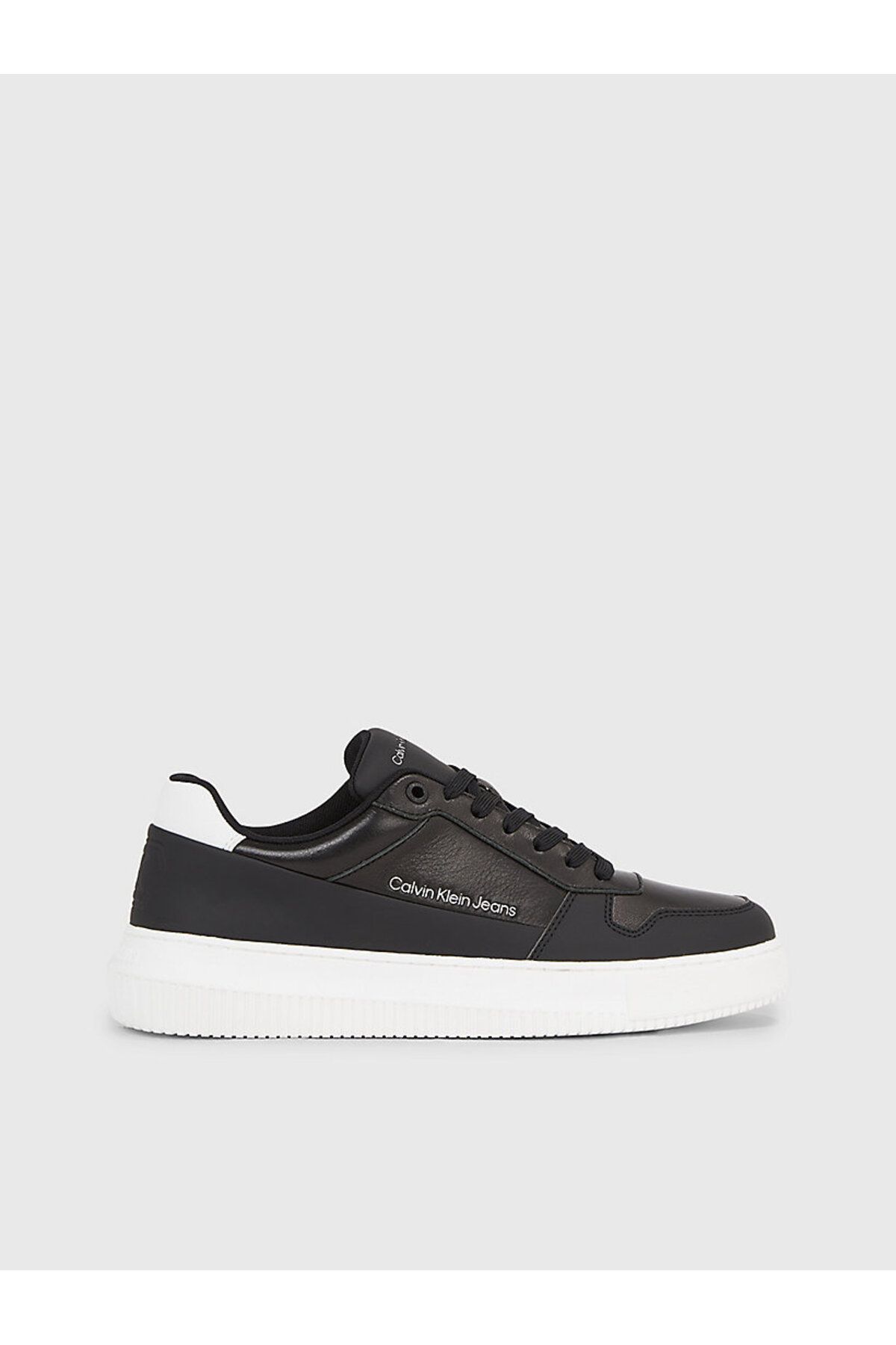 Calvin Klein Chunky Cupsole Low Lth In Sat
