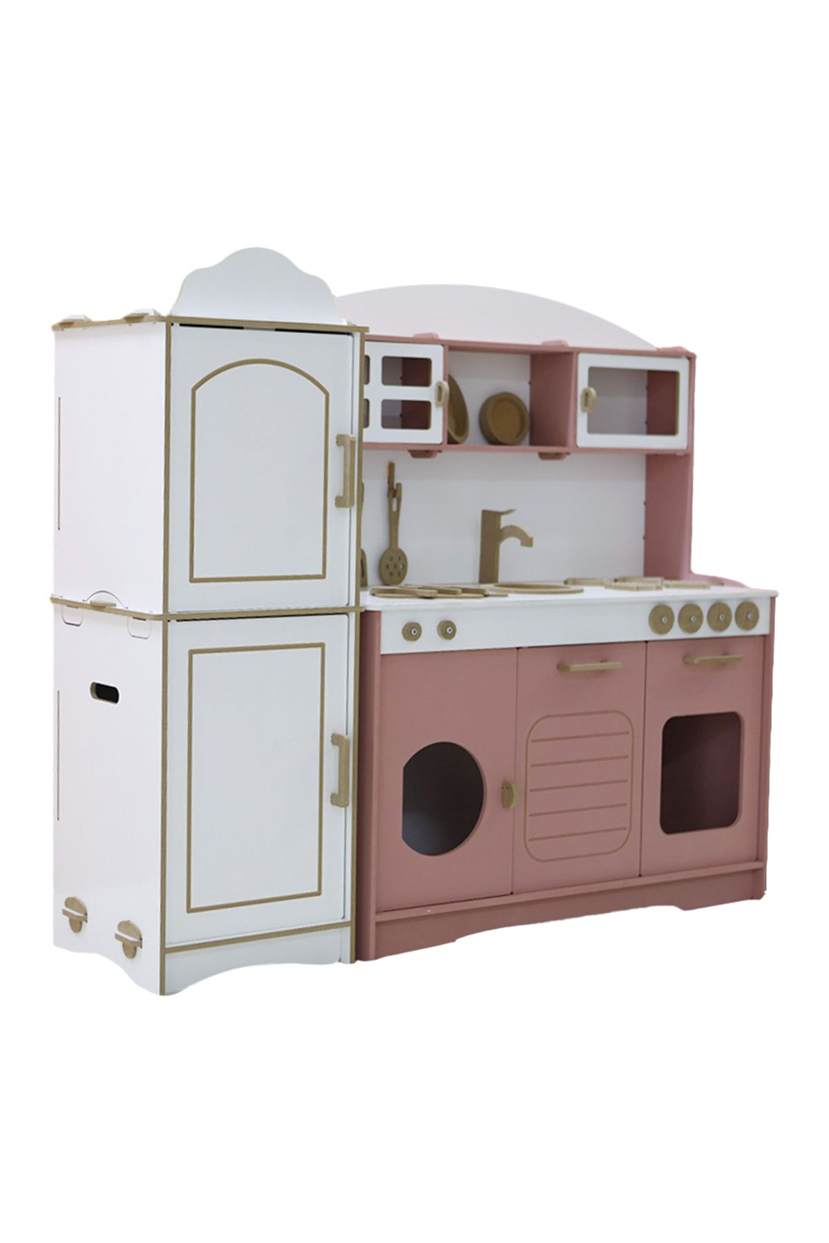 HOBBY HOUSE Oyuncak Buzdolaplı Çocuk Mutfak Seti Yaz Sil Özellikli