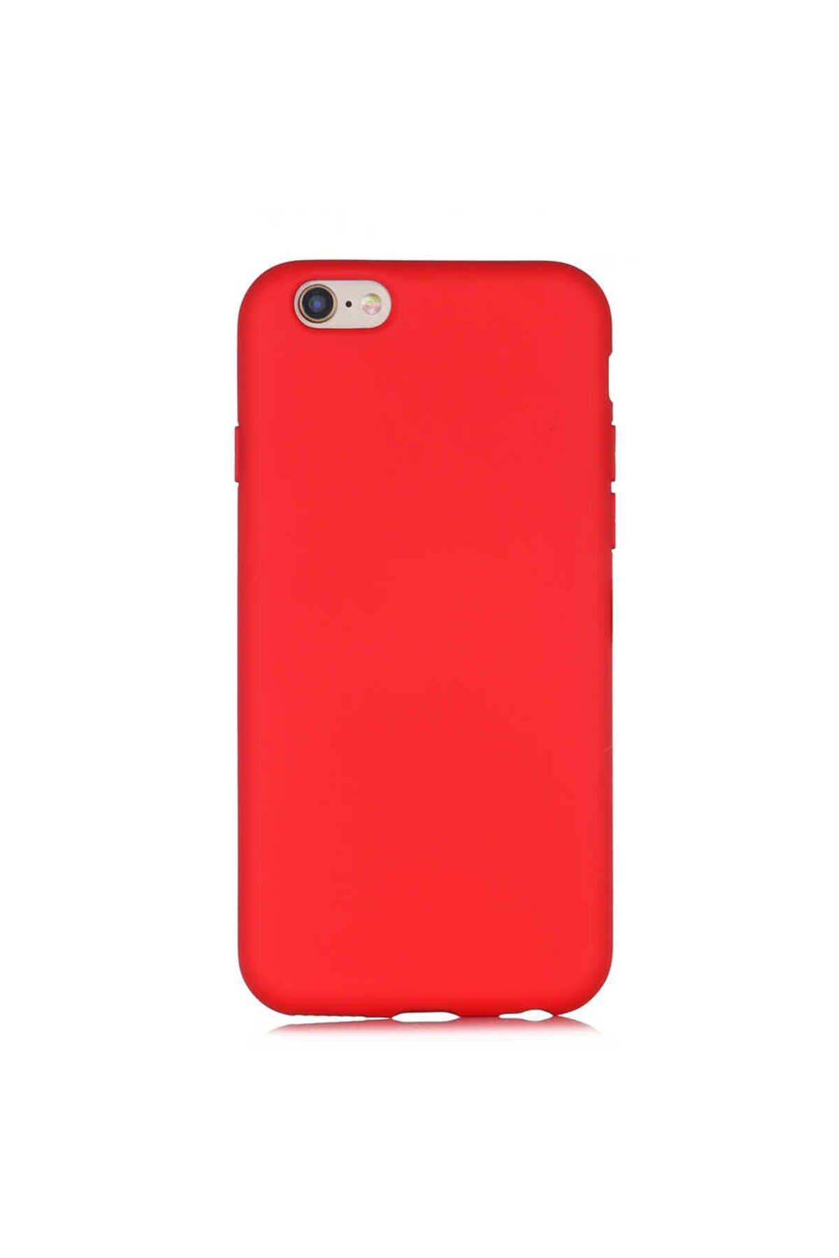 hzraksesuar iPhone 6 Uyumlu hzraksesuar LSR Lansman Kapak-Kırmızı