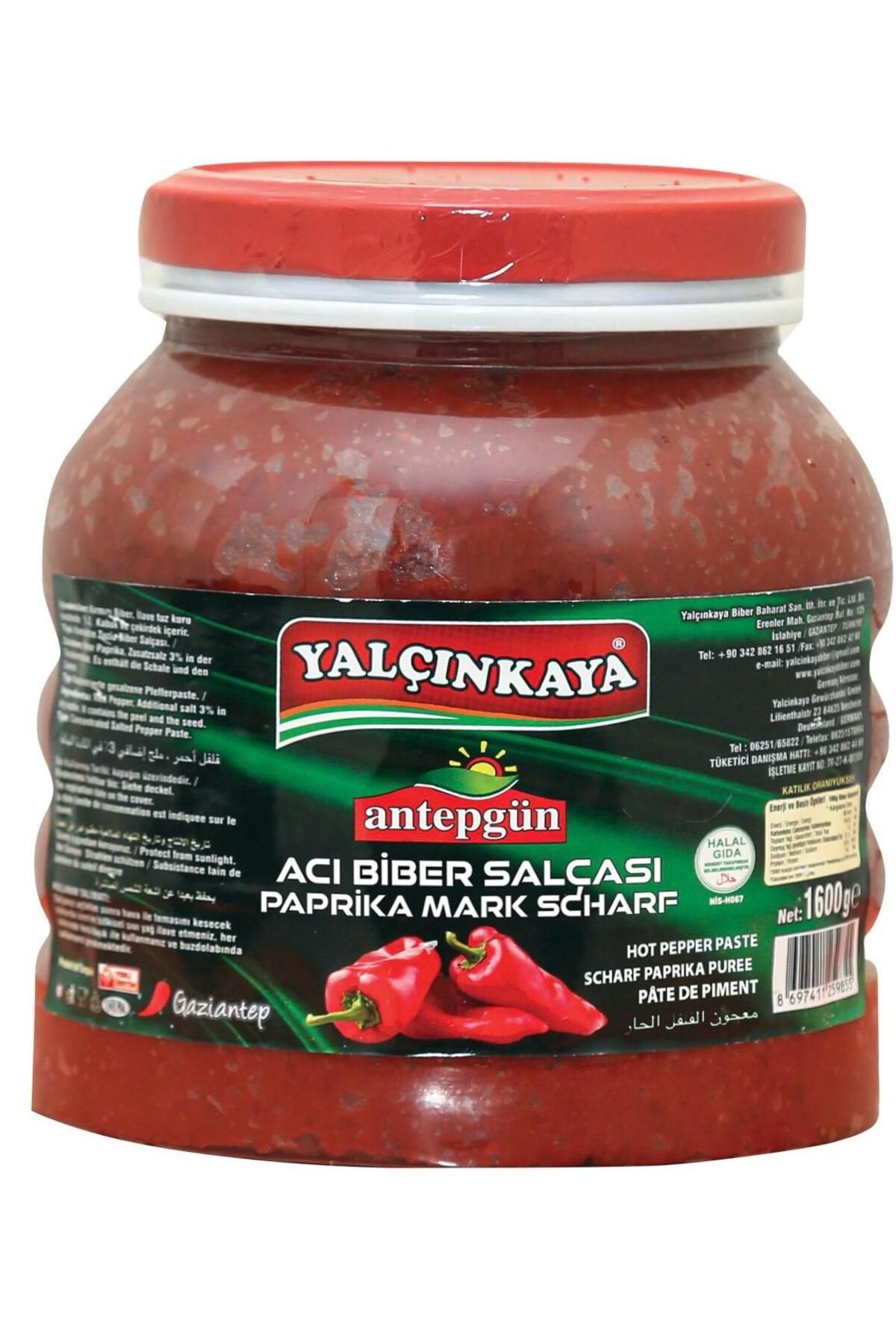 Yalçınkaya 1600 G. Campet (ANTEPGÜN) Acı Biber Salçası