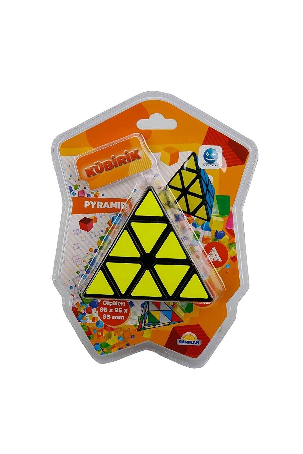 Sunman Smile Games Kübirik Piramit Üçgen Rubik Akıl Ve Zeka Küpü Oyunu