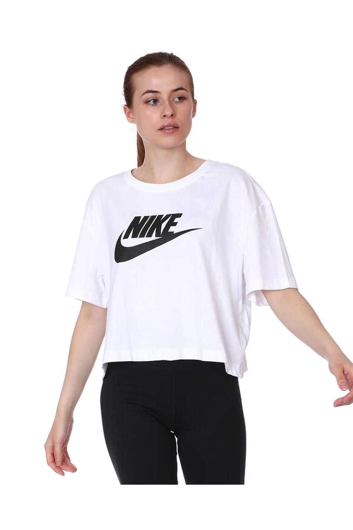 Nike Nstee Essntl Crp I?cn Ftr Kadın Tişört Bv6175-100