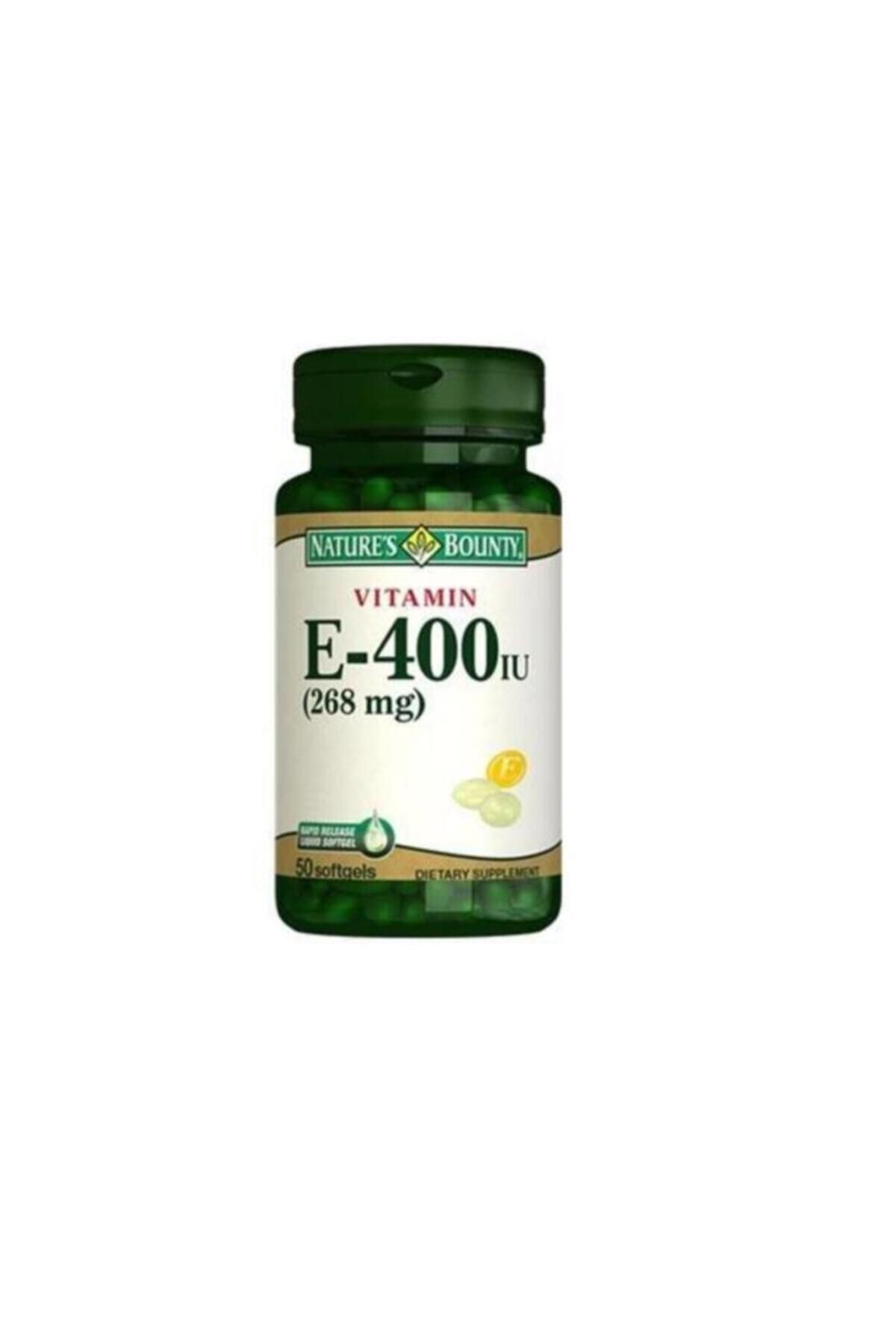 Natures Bounty Vitamin E 400 Iu Pure D-alpha 50 Kapsül
