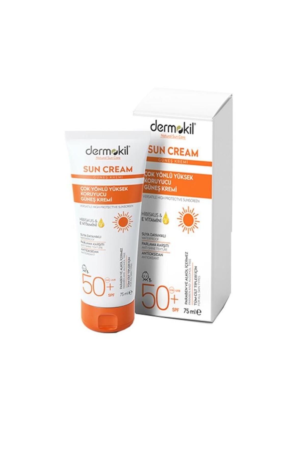 Dermokil Sun Cream-çok Yönlü Yüksek Koruyucu Güneş Kremi50 Spf 75 ml