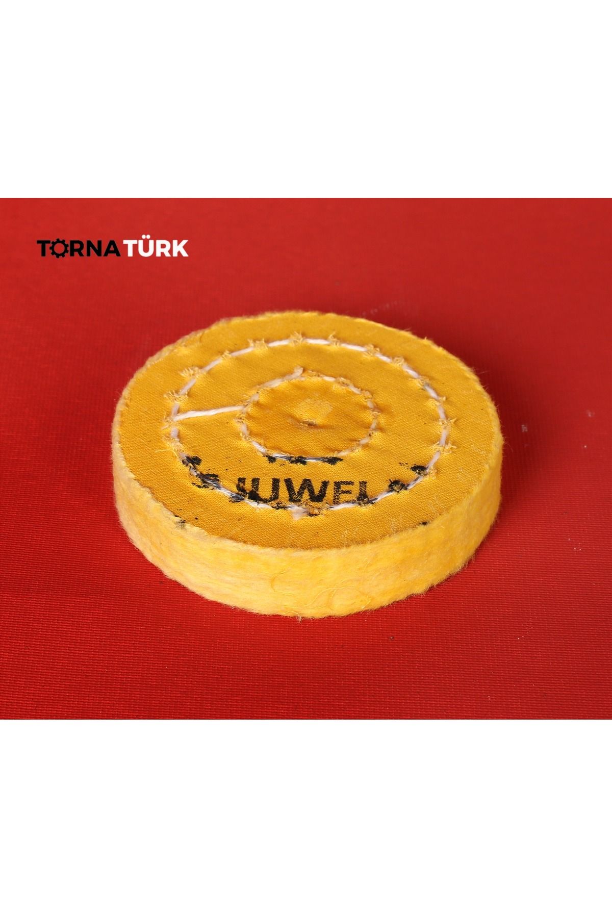Torna Türk 3x50 - 3 inç sert sarı polisaj keçesi (60 mm)