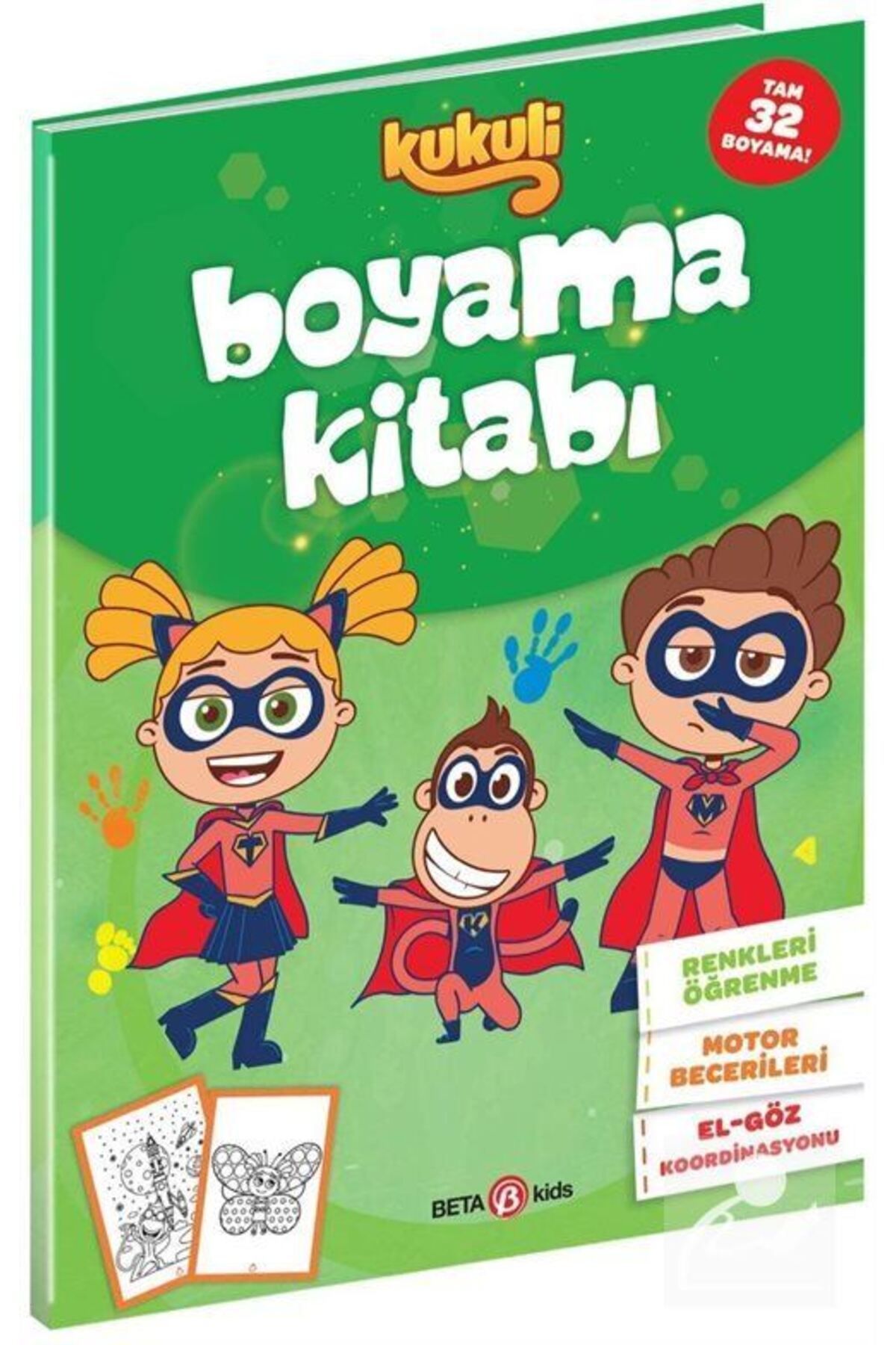 Beta Kids Kukuli Boyama Kitabı