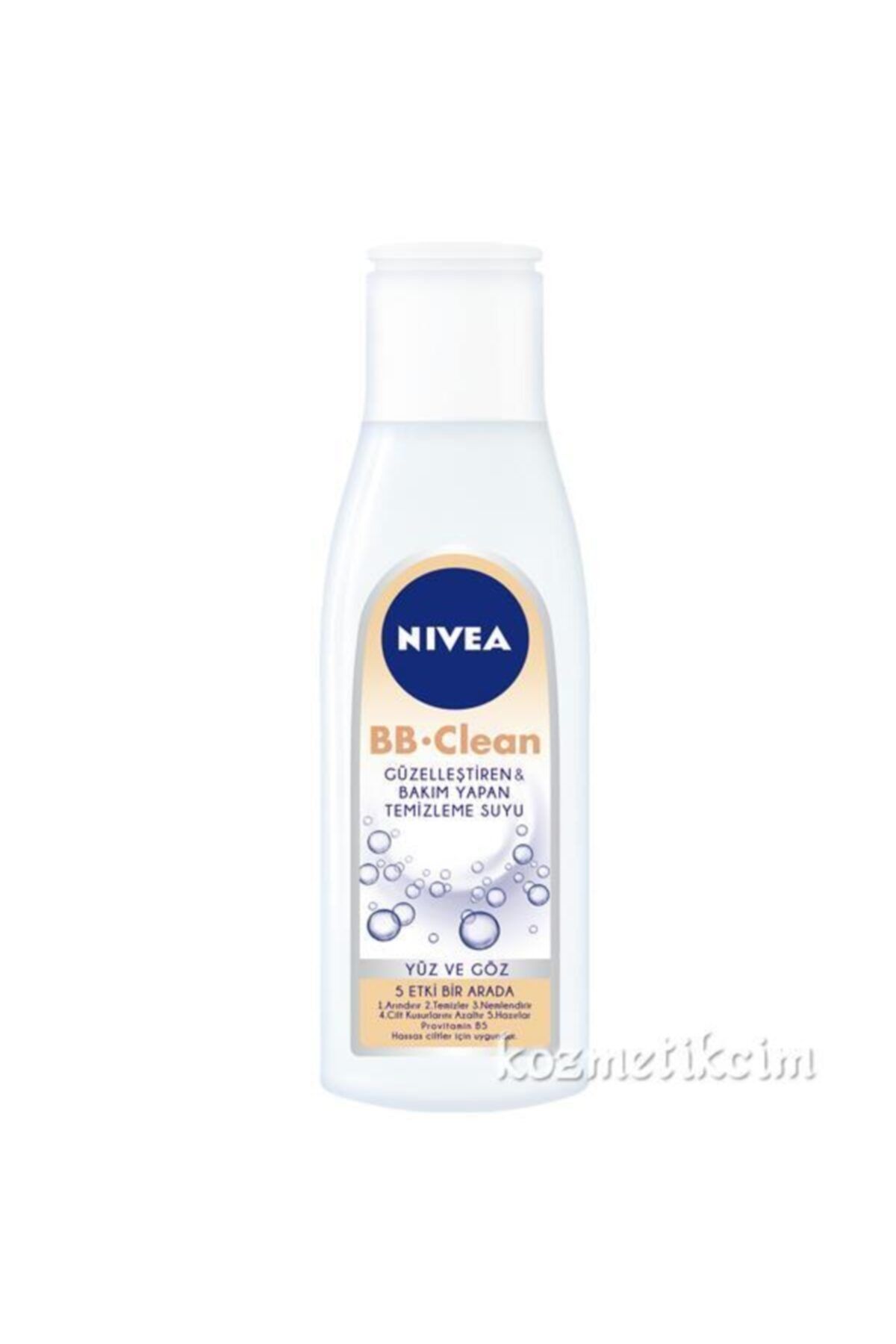 NIVEA Bb Clean 5 In1 Yüz Ve Göz Hassas Temizleme Suyu 200 ml