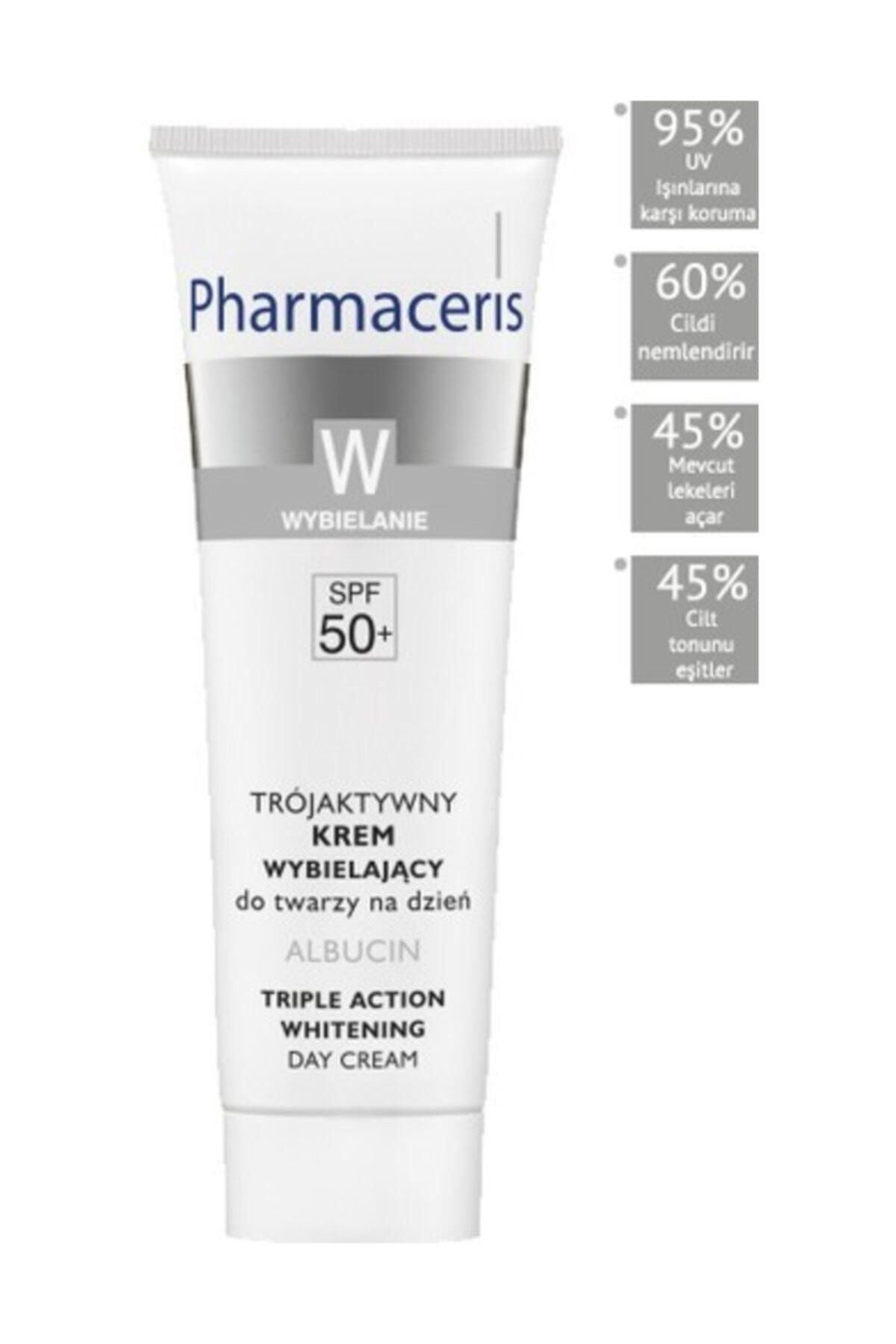 Pharmaceris Pharmacerıs Albucin Triple Action Skin Lightening Cream Leke Cilt Güneş Koruyucu