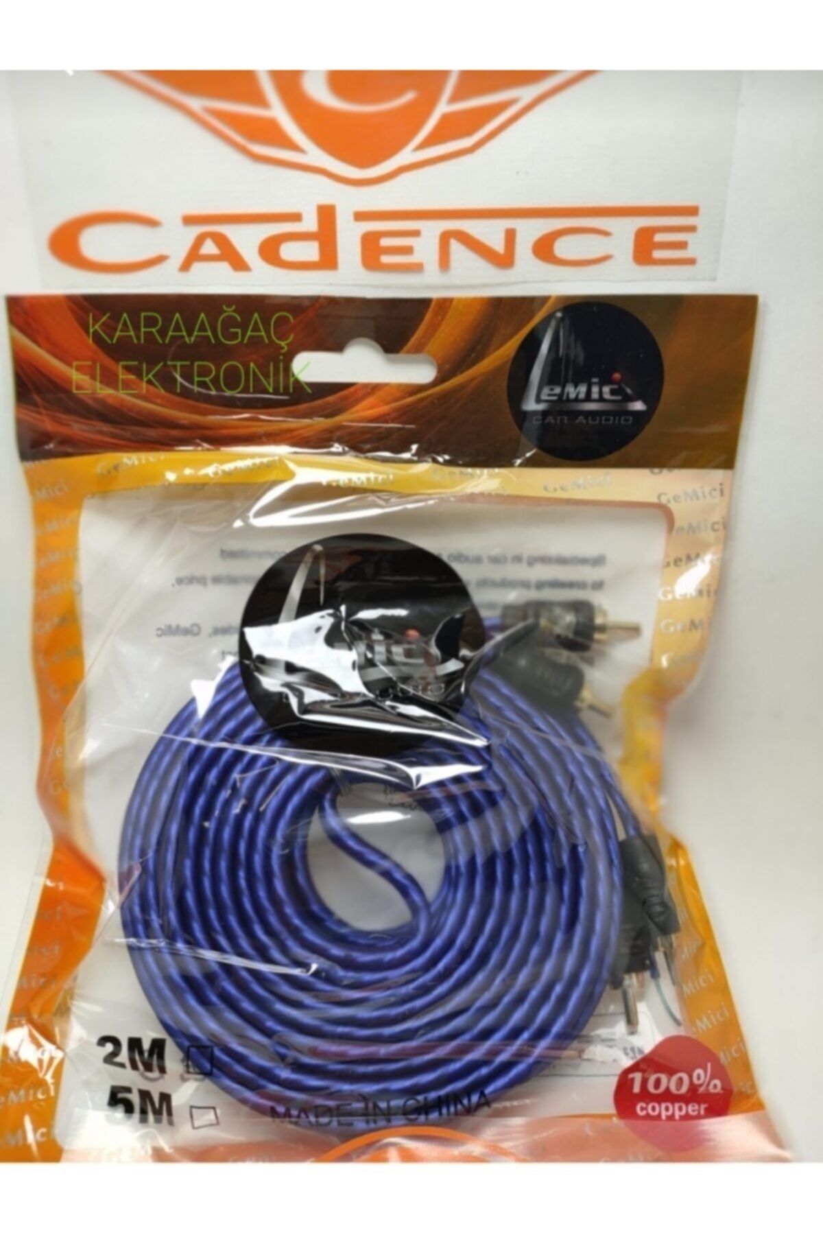 Cadence 5 Mt Rca Amfi %100 Bakir Dek Kablo