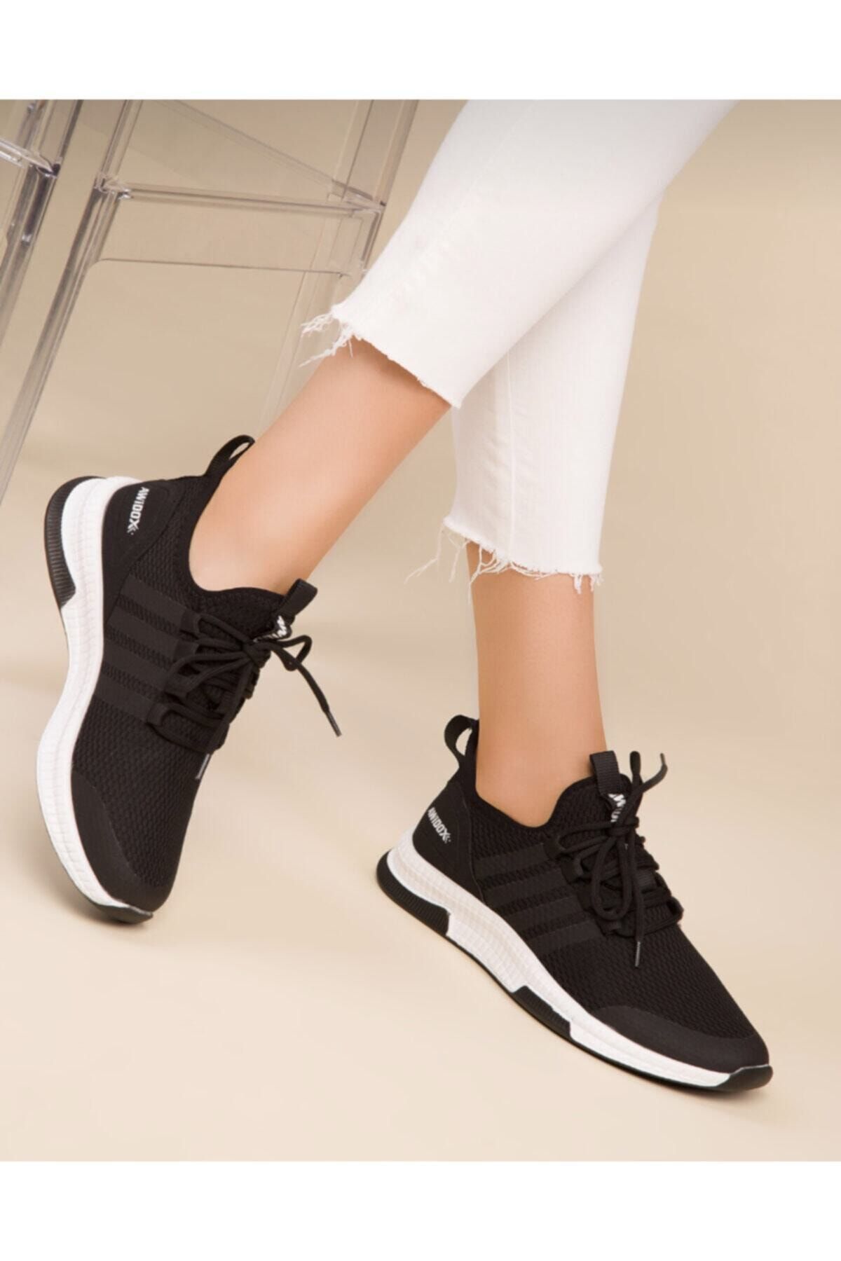 Lindelöf Kadın Siyah Beyaz Sneaker 5251