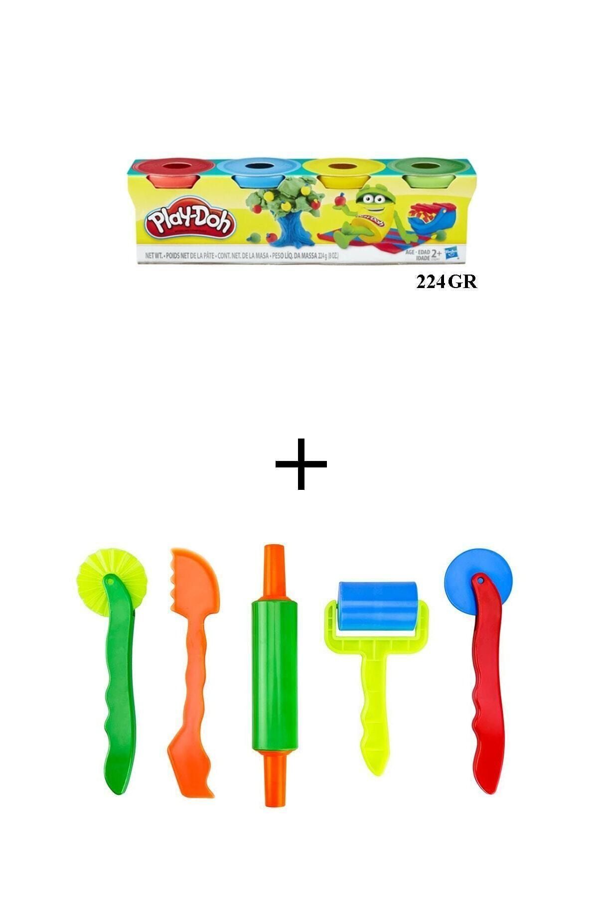 Play Doh Play-doh 4 Renk Oyun Hamuru 224 Gram+ Brons Oyun Hamuru Kalıbı Seti Br-475