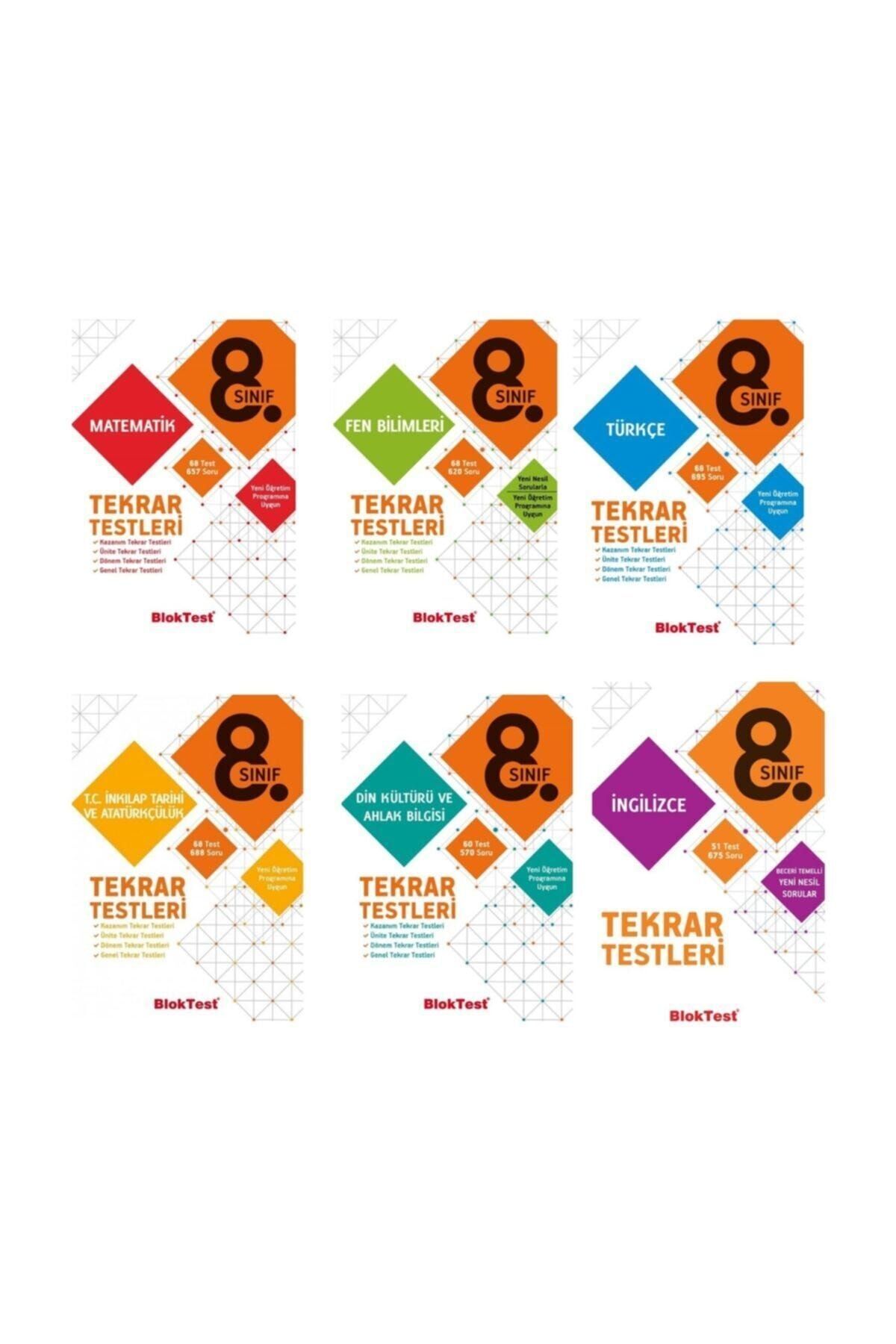 Tudem Yayınları Tudem 8 Sınıf Tüm Dersler Yaprak Test 6'lı Seri