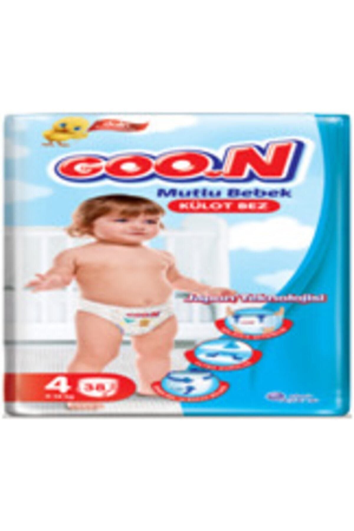 Goo.n Mutlu Bebek Külot Jumbo 4 (38) X 3 Paket