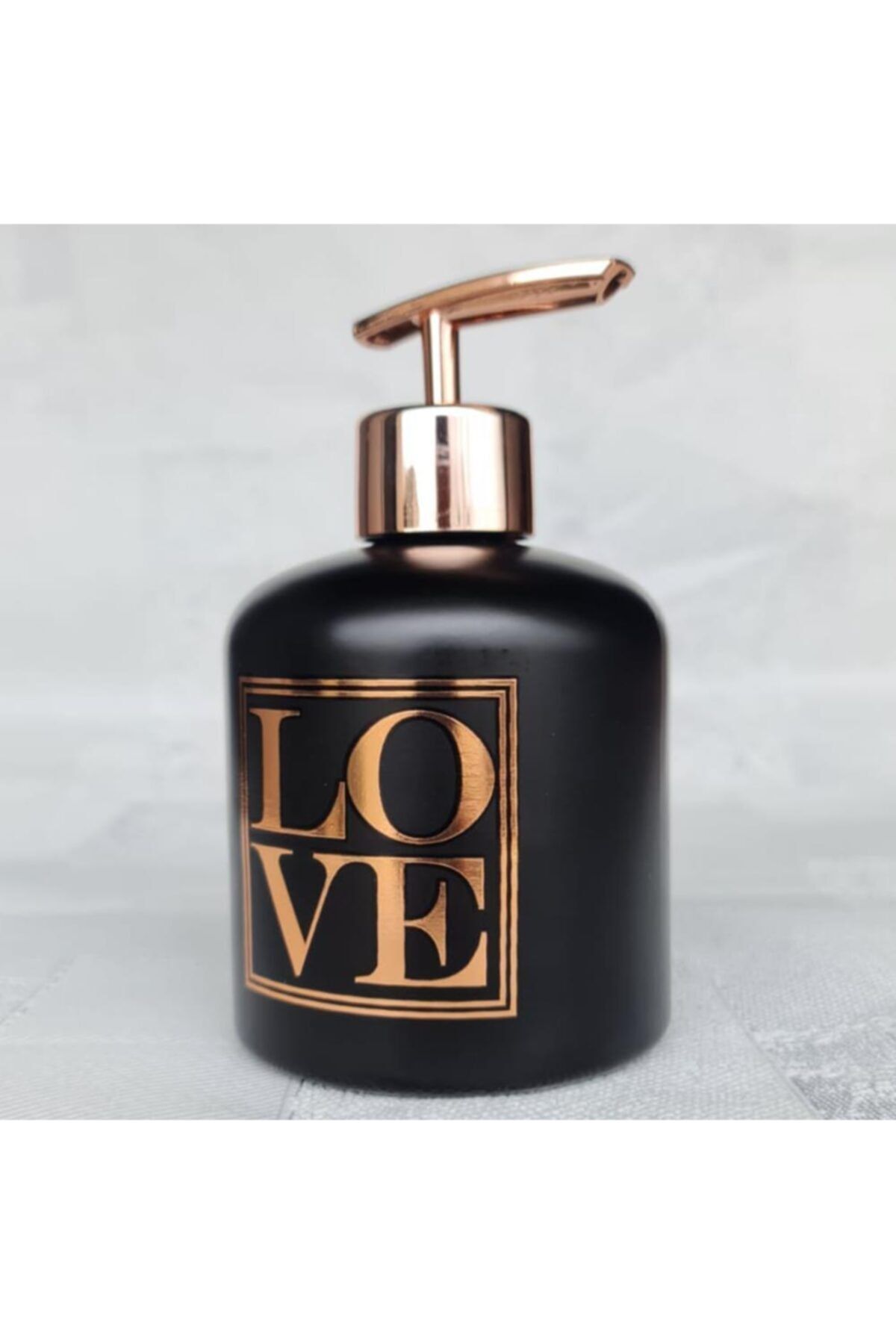 Tabivar Love Sıvı Sabunluk Gold Detaylı Dekoratif Banyo Wc Sabun Pompası