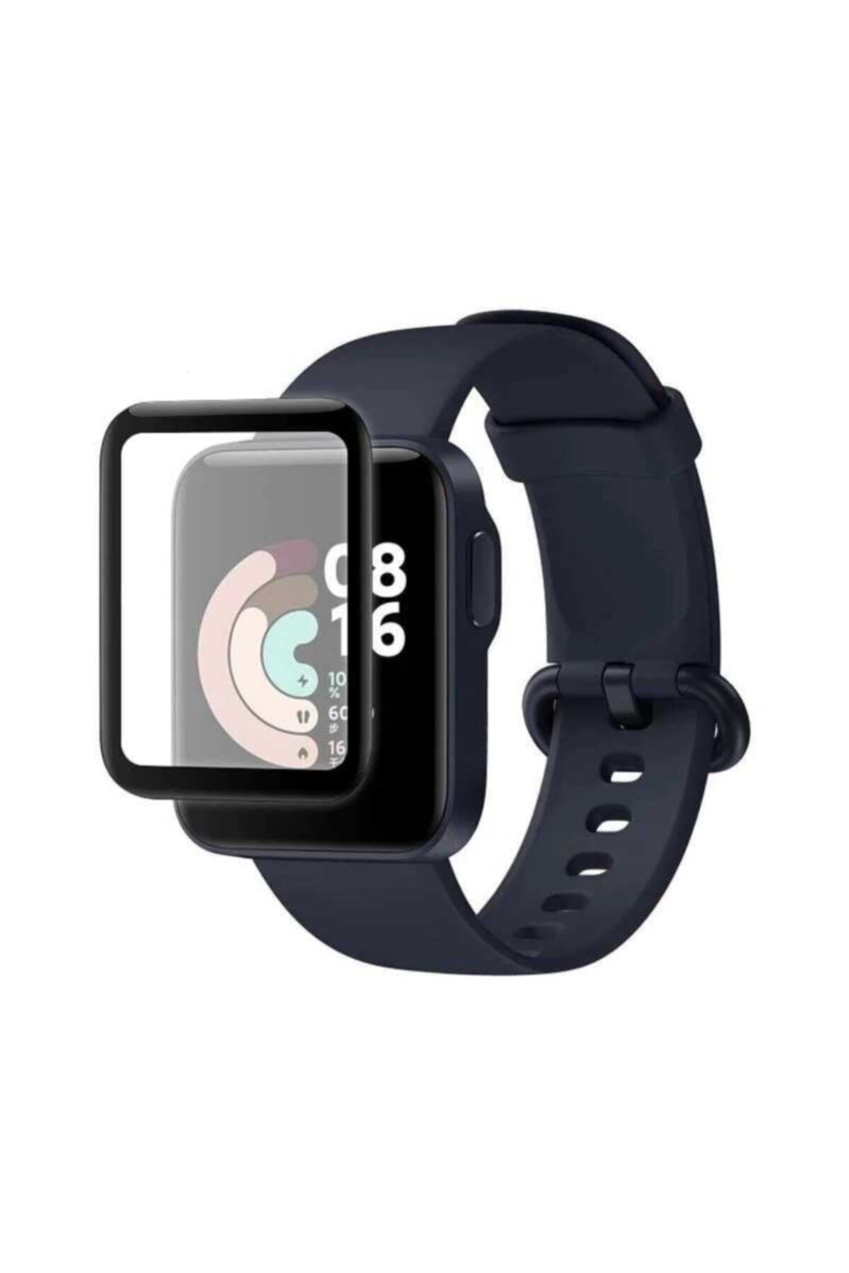 Fibaks Xiaomi Mi Watch Lite Ekran Koruyucu Kırılmaz Temperli Cam