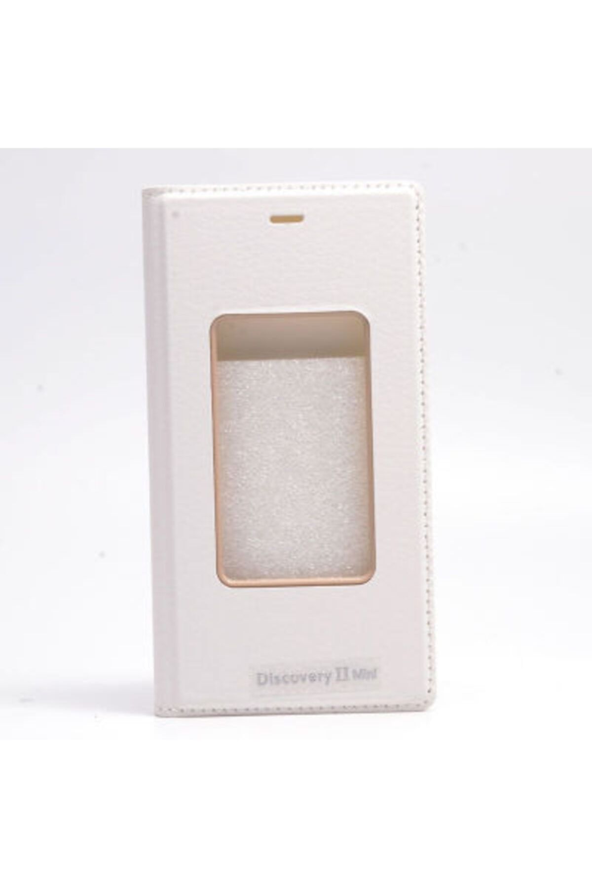 Miscase General Mobile Discovery 2 Mini Kılıf Dolce Case Beyaz Uyumlu