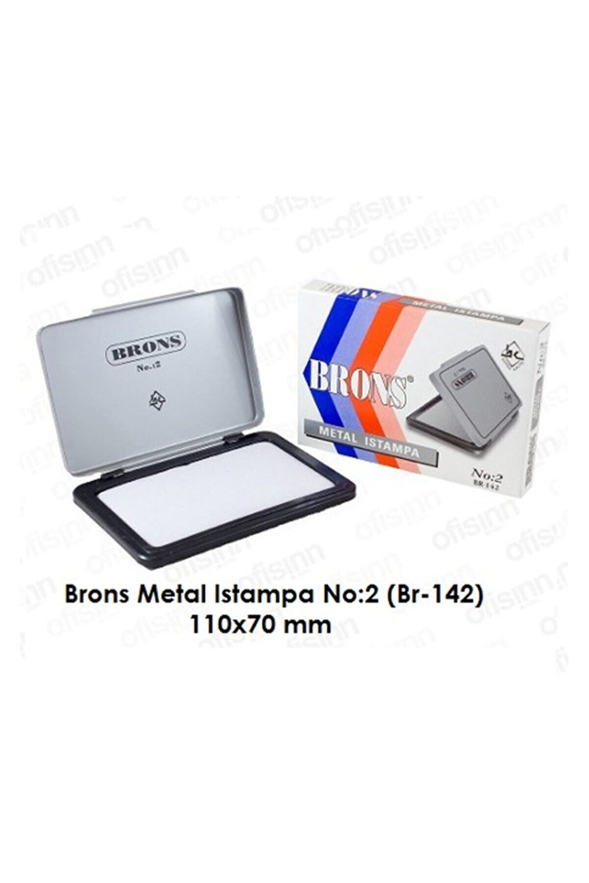 Brons Istampa Metal No:2 11x7 Br-142 (1 ADET)