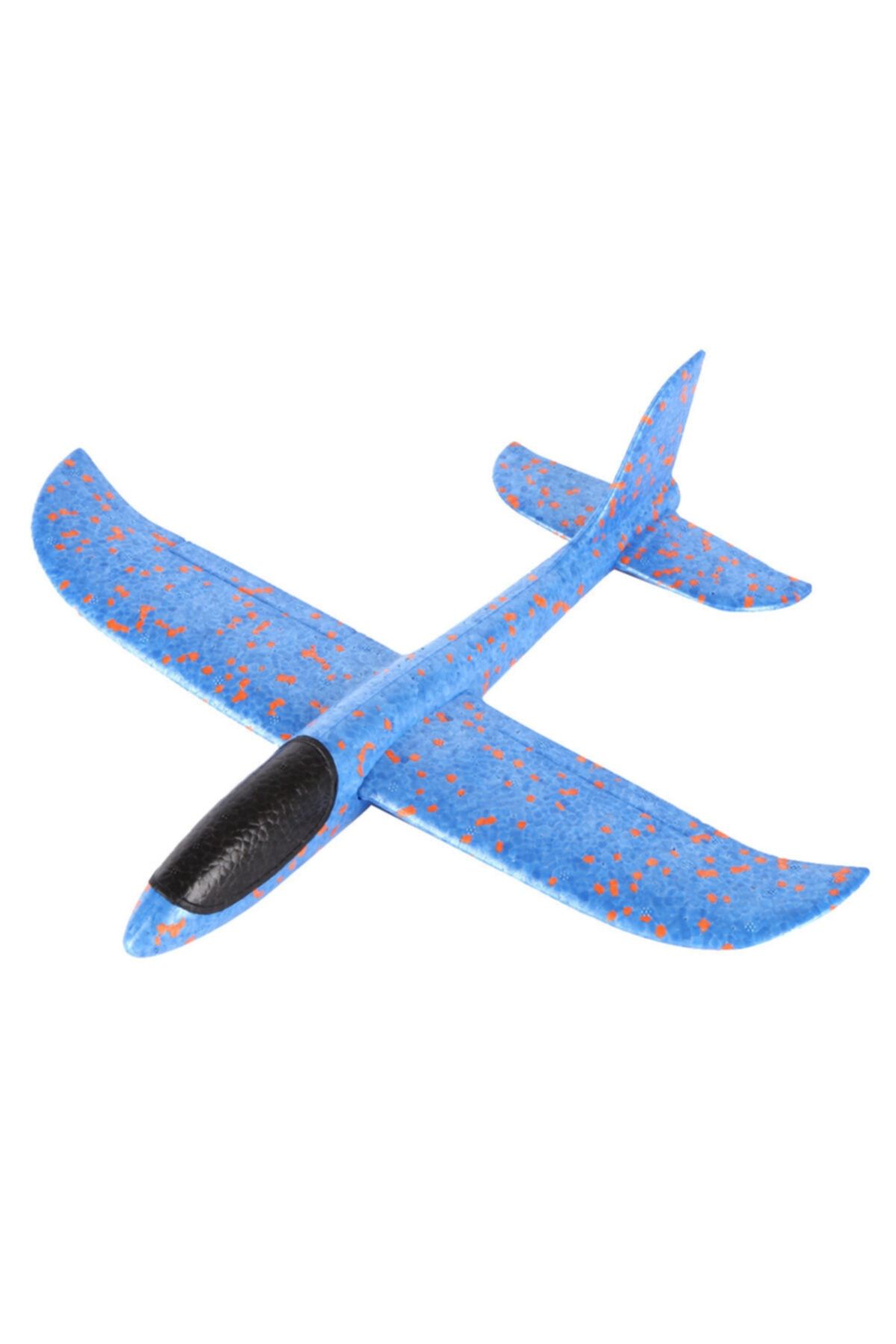 Aksh Epp Silikonlu Köpük Planör Uçak Çocuk Eğitici Model Oyuncak Mavi