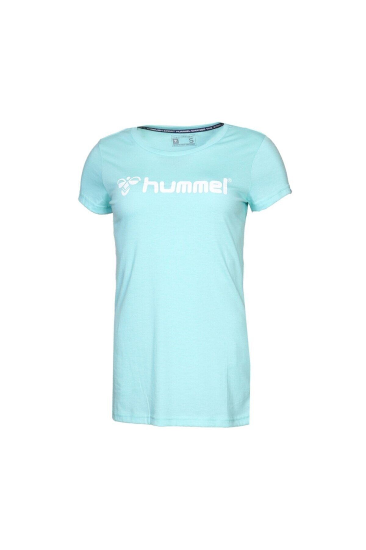 hummel HMLMARIHU T-SHIRT S/S ARUBA MAVI Kadın T-Shirt 100580771