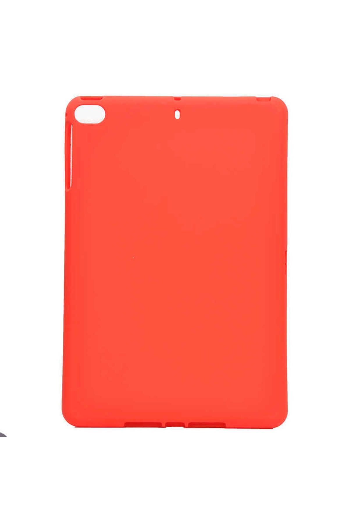 hzraksesuar iPad Mini 5. Nesil - Uyumlu  Sky Tablet Silikon-Kırmızı