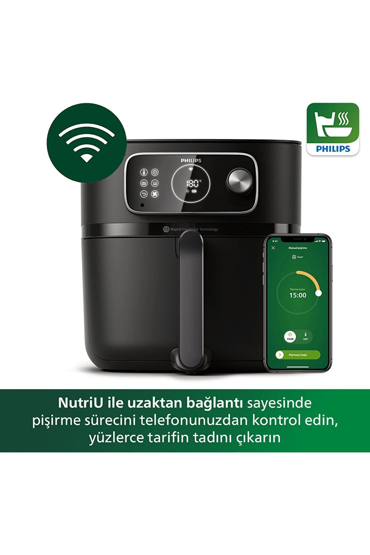 Philips HD9875/90 7000 Serisi Airfryer Combi Xxl Connected