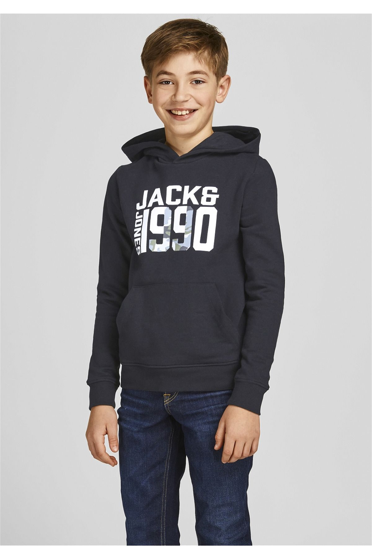 Jack & Jones Çocuk Göğüs Baskı Logolu Sweatshirt - Conic