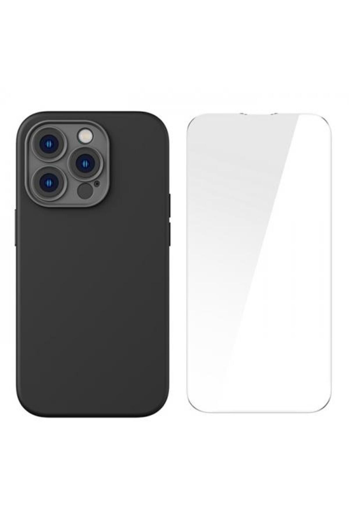 Baseus Iphone 14 Pro Max Kamera Korumalı Kılıf Ve Ful Kaplama Ekran Koruyucu, Gizli Magsafeli Kılıf