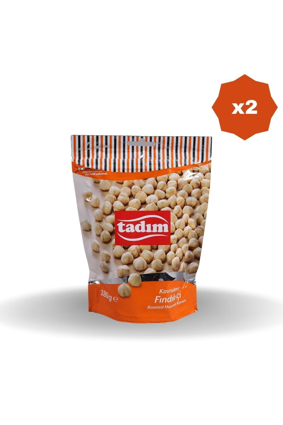 Tadım TADIM KAVRULMUŞ FINDIK İÇİ 180 GR X 2 ADET