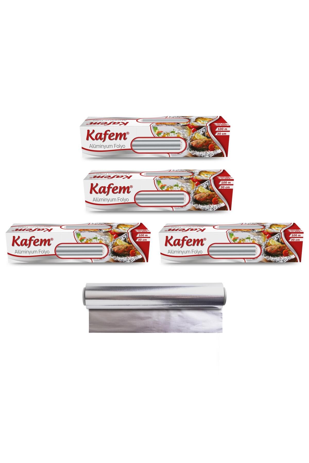 KAFEM Aluminyum Folyo 30cm x 100m 10mic x 4 Paket