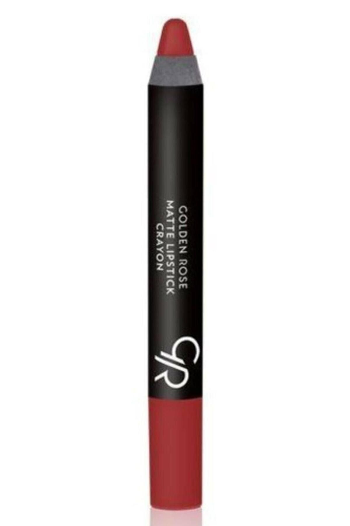 Golden Rose Matte Lipstick Crayon No:09