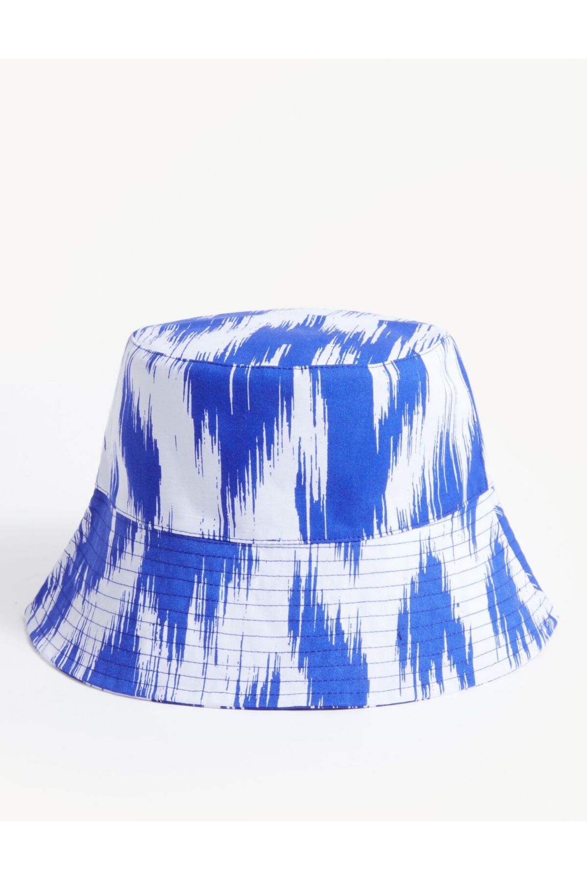 Marks & Spencer Saf Pamuklu Desenli Bucket Şapka