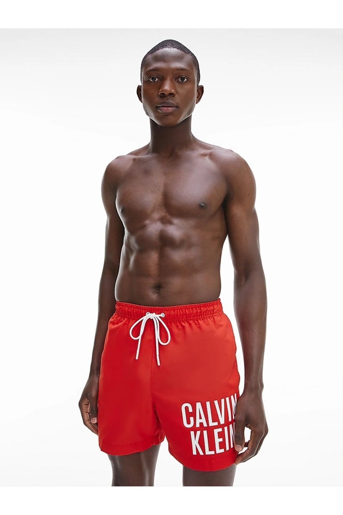 Calvin Klein Erkek Kırmızı Deniz Şortu