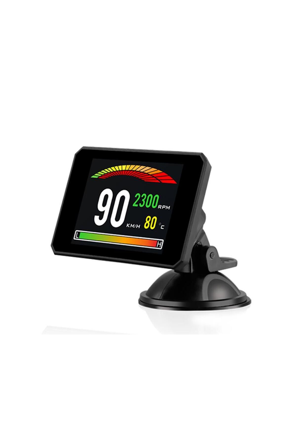Gplus P16 Hud 48 Fonksiyon Obd2 Head Up Display Araç Hız Gösterge Paneli P16 Hud