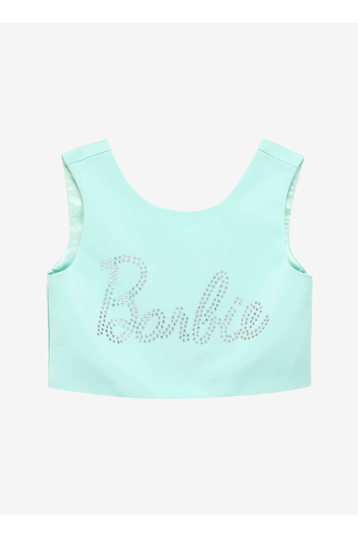 Barbie Taşlı Turkuaz Kız Çocuk Bluz BRB4SG-BLZ6007