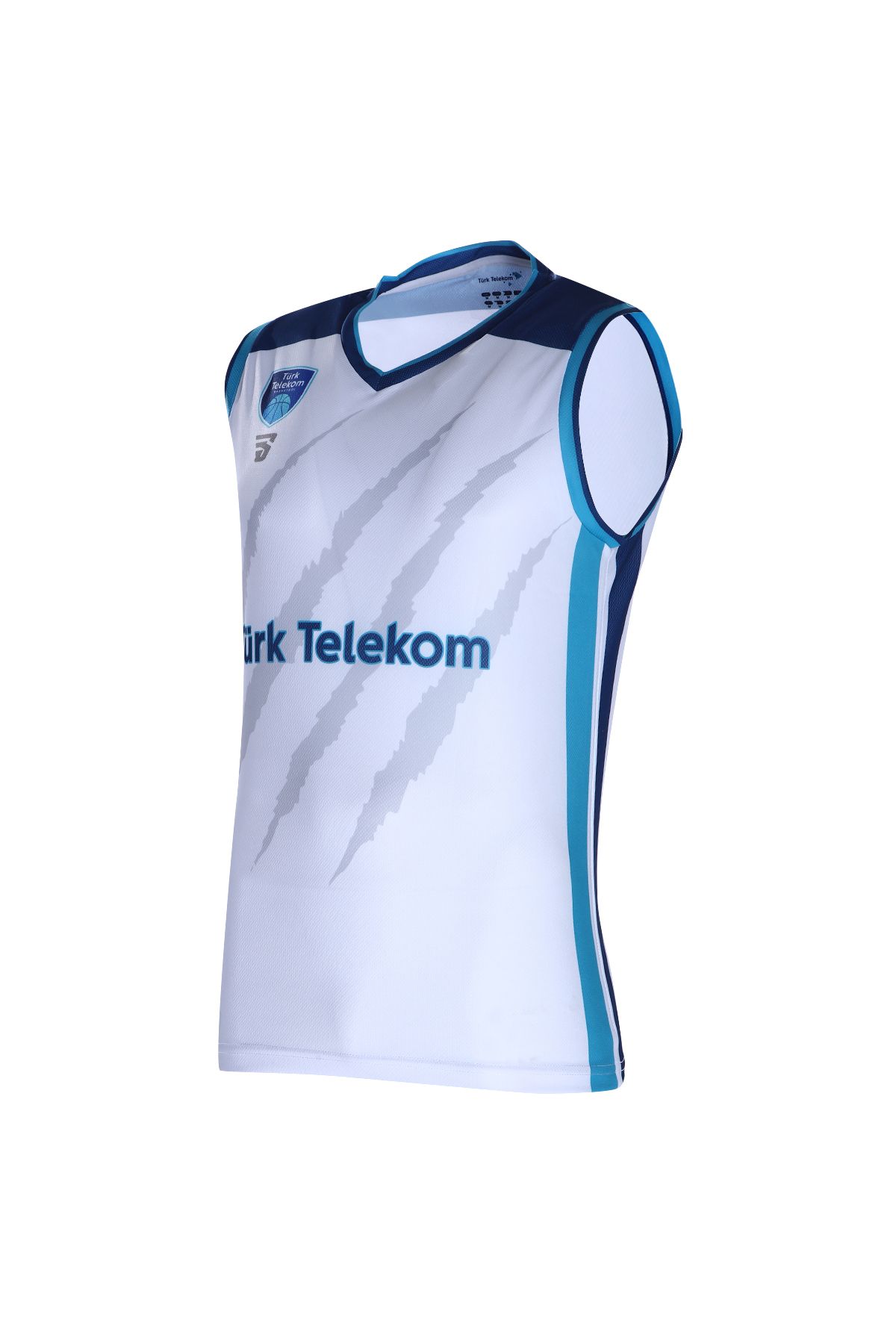 Sportive Türk Telekom 2023-24 Beyaz Basketbol Forması TKU500116-BYZ