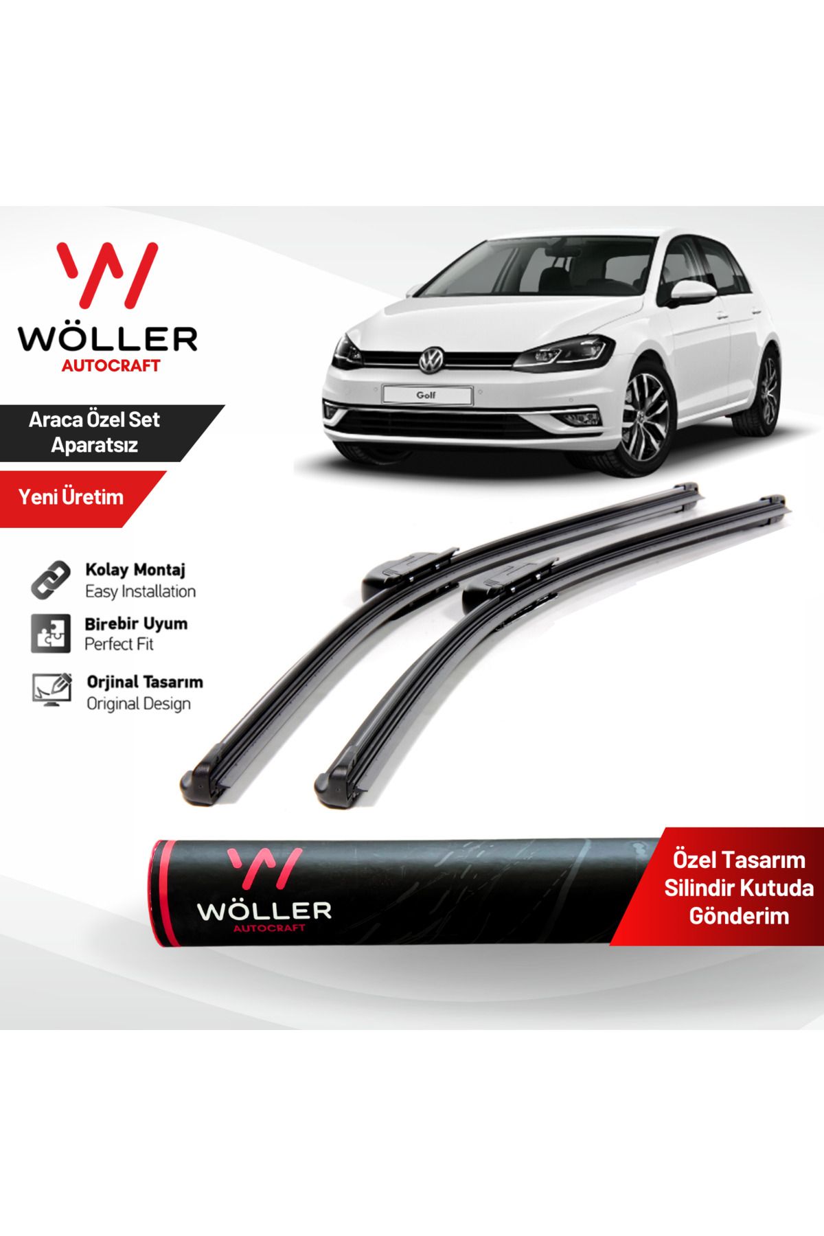 Wöller Volkswagen Golf 7 Silecek 2013 2020 Silecek Takımı Araca Özel