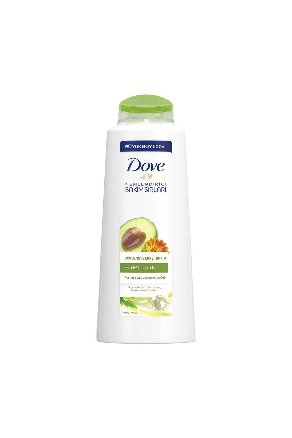 Dove Dökülme Karşı Saç Bakım Şampuan Avokado Kalendula 600ml